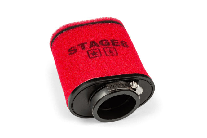 S6-35022/RE Filtro aria Stage6 Racing ovale d.70mm rosso - Billaricambi SRLS