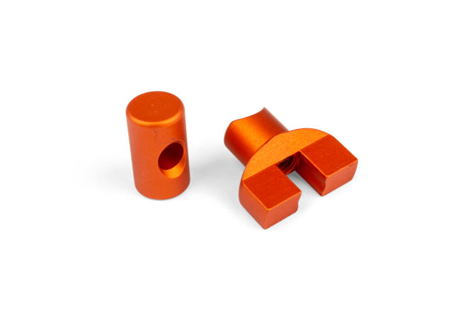 STR-559.01/OR Brake Cable Adjuster Set M6 Aluminum Orange