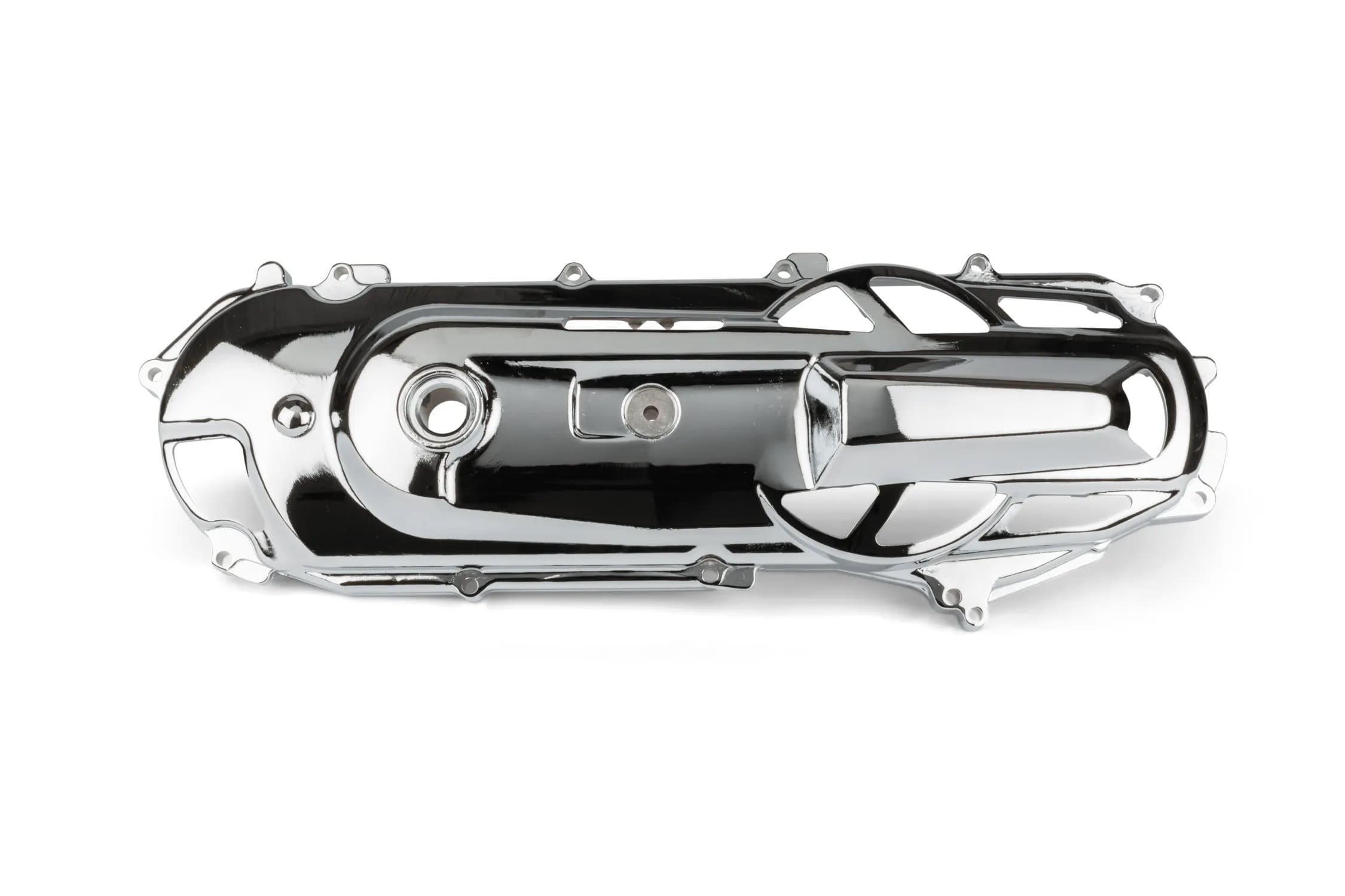 A289047 Variator Cover Chrome Ventilated Crankcase Cover, MBK Booster/Stunt