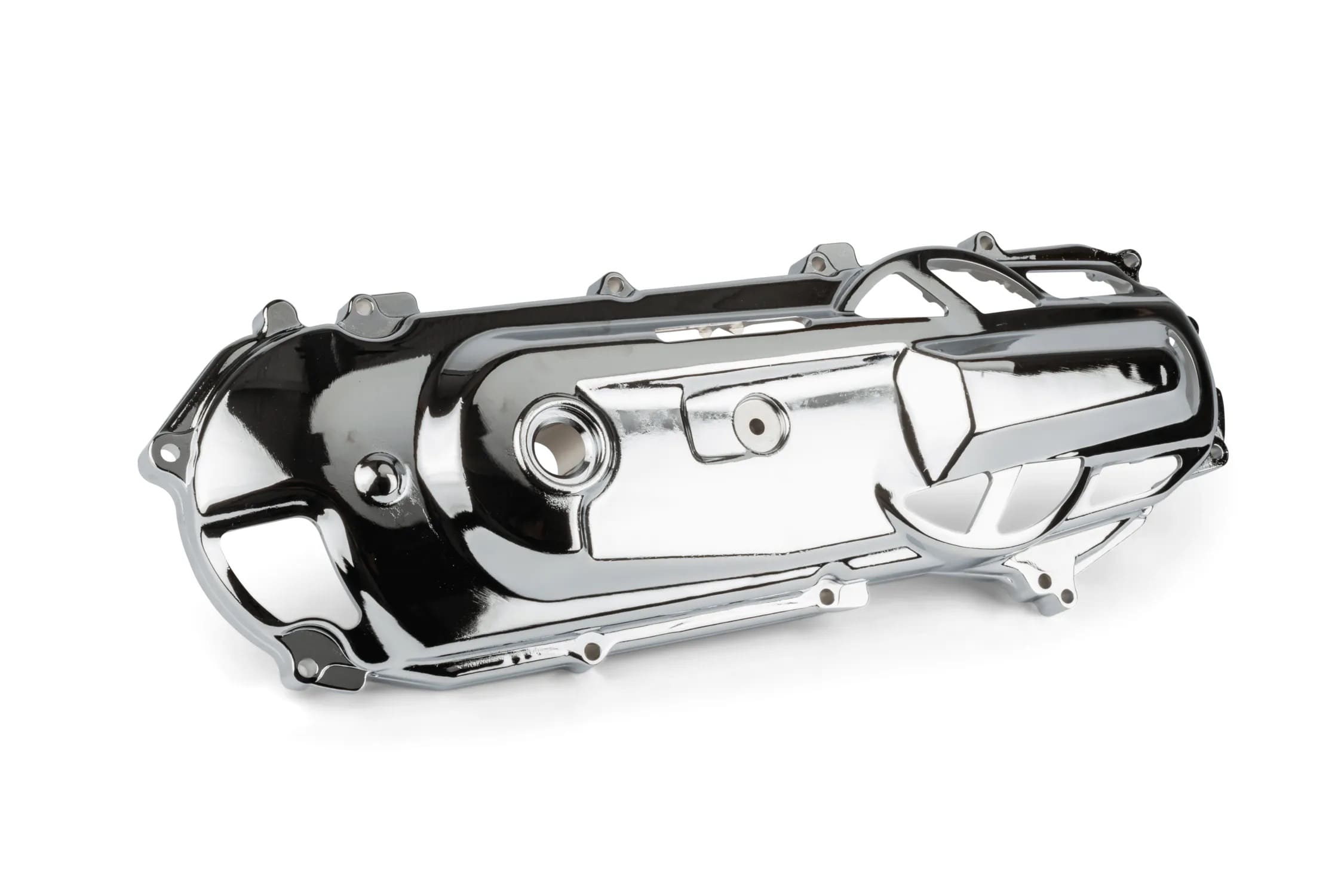 A289047 Variator Cover Chrome Ventilated Crankcase Cover, MBK Booster/Stunt