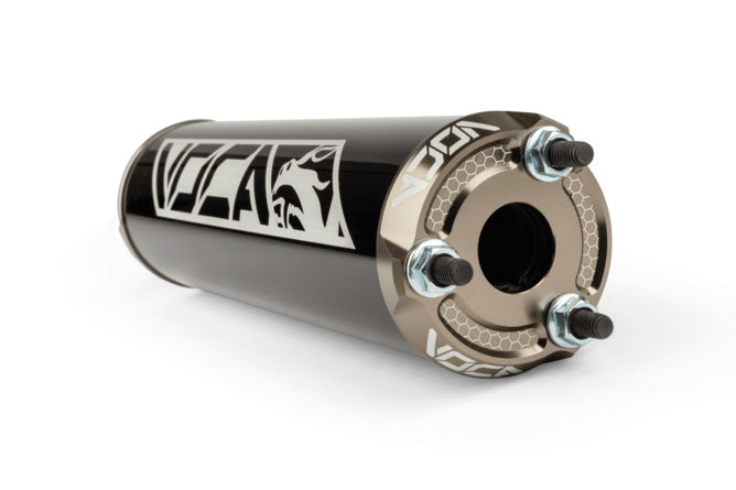 VCR-RD30400/BKAL Silenziatore Voca Alu CNC nero / grigio