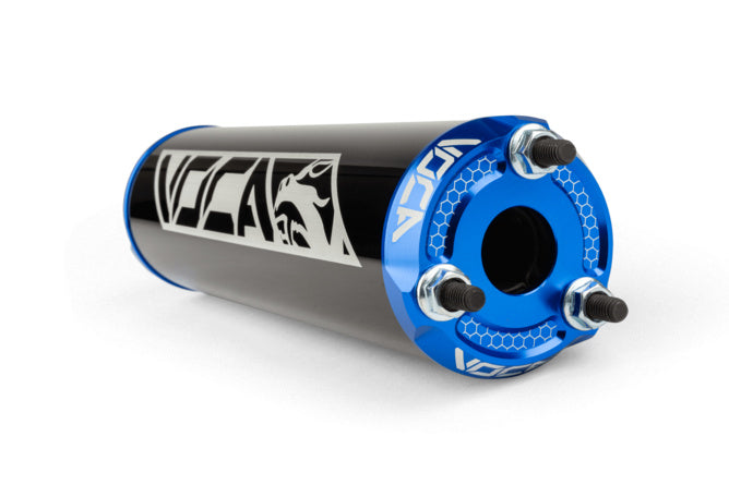 VCR-RD30400/BKBL Silenziatore Voca Alu CNC nero / blu - Billaricambi SRLS