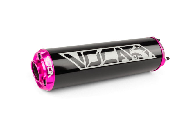 VCR-RD30400/BKPI Silenziatore Voca Alu CNC nero / rosa
