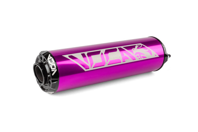 VCR-RD30400/PUBK Silenziatore Voca Alu CNC viola / nero