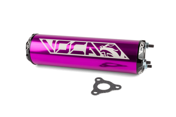VCR-RD30400/PUBK Silenziatore Voca Alu CNC viola / nero