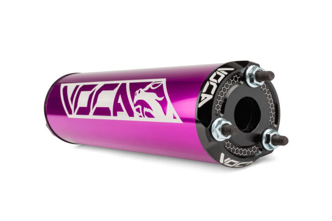 VCR-RD30400/PUBK Silenziatore Voca Alu CNC viola / nero