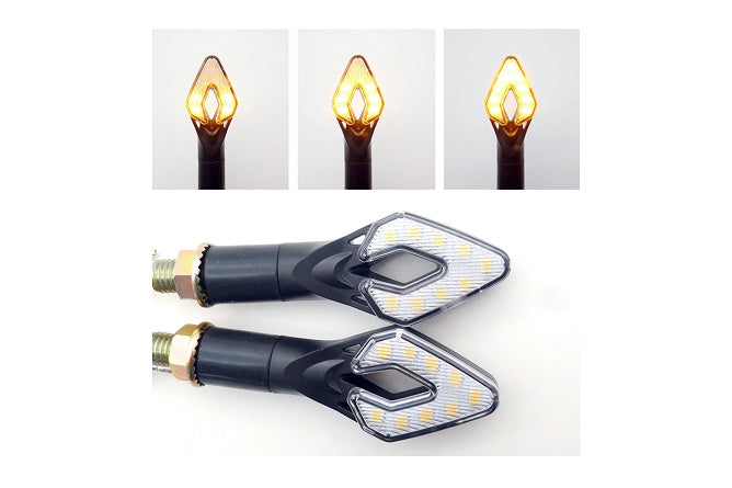 A206024A Frecce LED sequenziale Corvus nero - Billaricambi SRLS