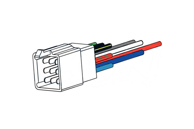 DOM0030AA.5A.04-03 Interruttore sinistro Domino tipo 5A - 9 fili