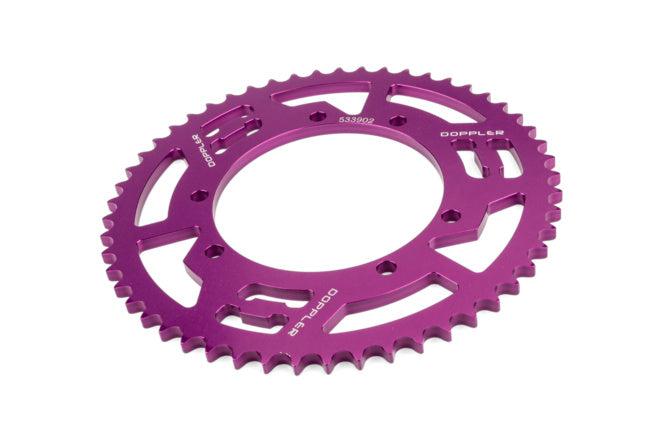CGN533902 Corona 53 denti - 428 Doppler alluminio CNC viola Sherco Enduro 50