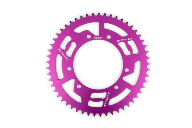 CGN533905 Corona 53 denti - 420 Doppler alluminio CNC viola Rieju MRT