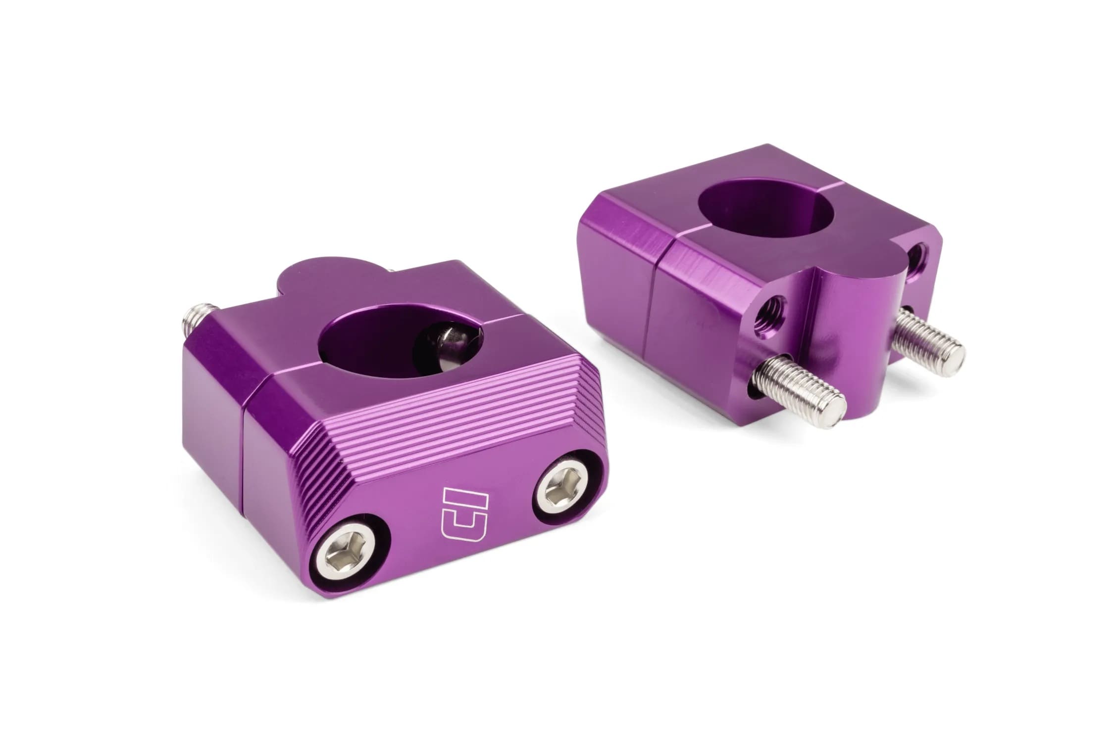 CGN533915 Fascette manubrio 28mm Doppler alu viola (x2)