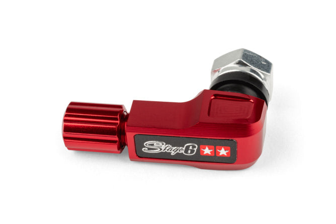 S6-151300/RE Valvola pneumatico 90° Stage6 rosso
