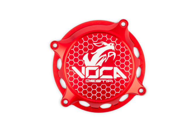 VCR-RD10188.COVER.2/RE Voca Alu CNC Red AM6 Ignition Cover Cap