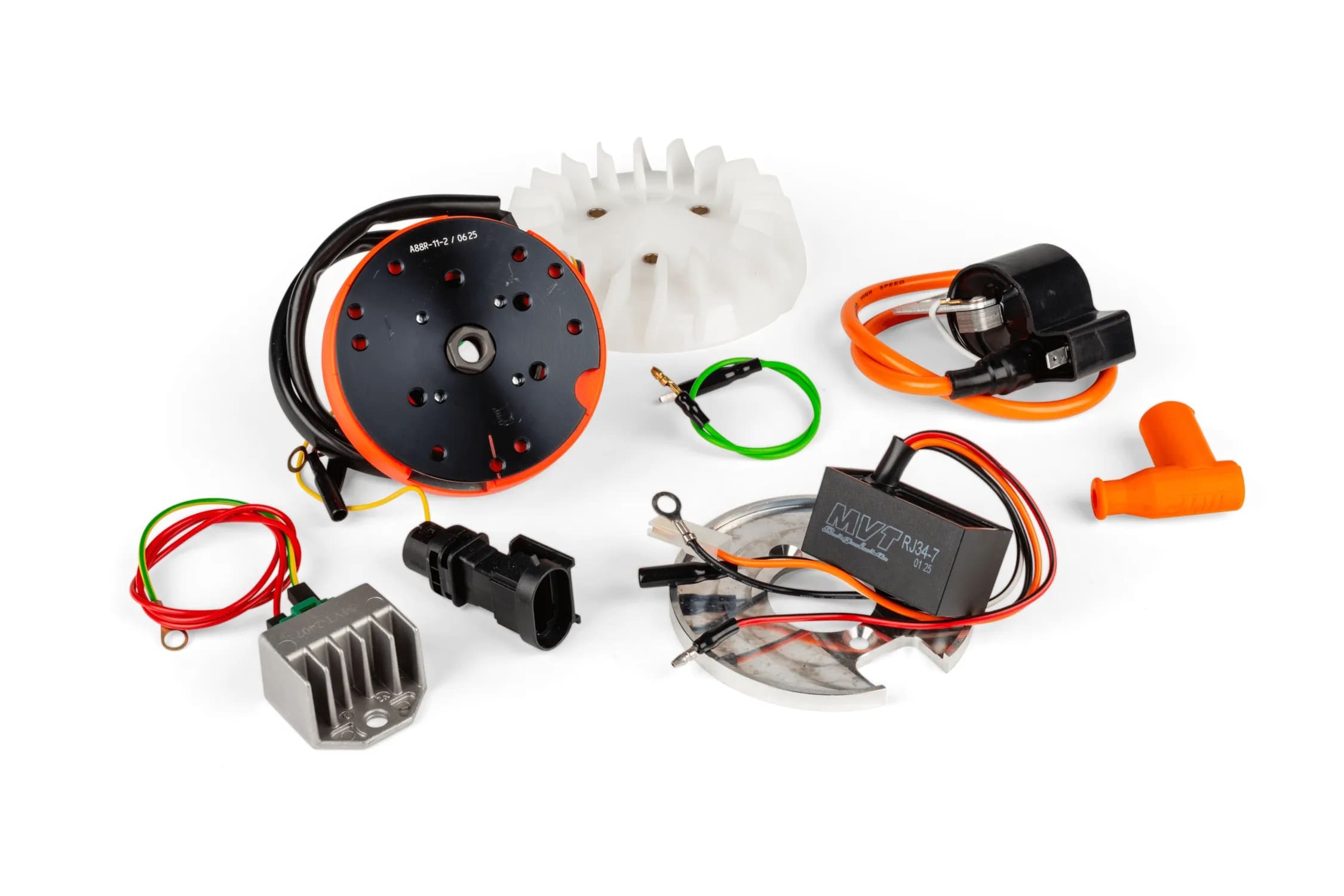 MVT-DD09 Accensione a Rotore Interno MVT Digitale con Bobina LED, Piaggio NRG / Gilera Stalker