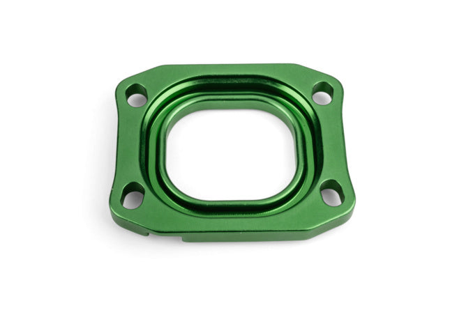 S6-3318831/GR Piastra collettore aspirazione Stage6 360° d.40mm AM6 / Derbi verde