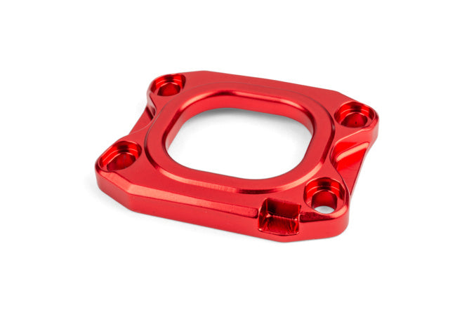 S6-3318831/RE Piastra collettore aspirazione Stage6 360° d.40mm AM6 / Derbi rosso