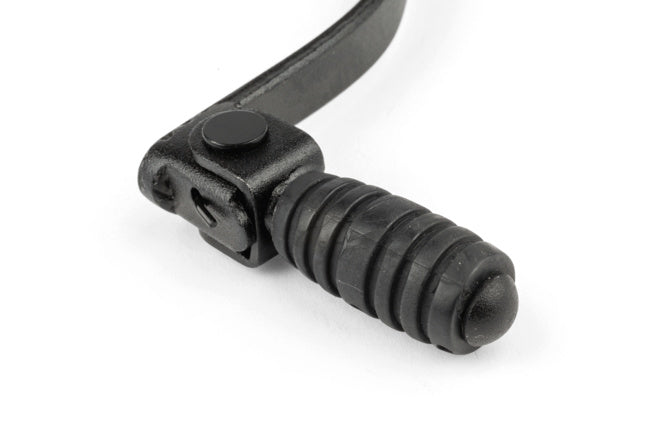 STR-028.16/BK Leva cambio pieghevole Derbi acciaio nero