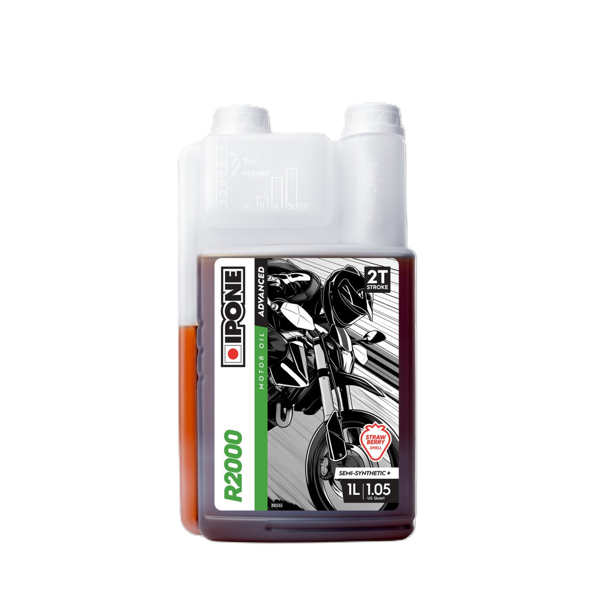 IP-801056 Olio 2T Ipone R2000 fragola 1L