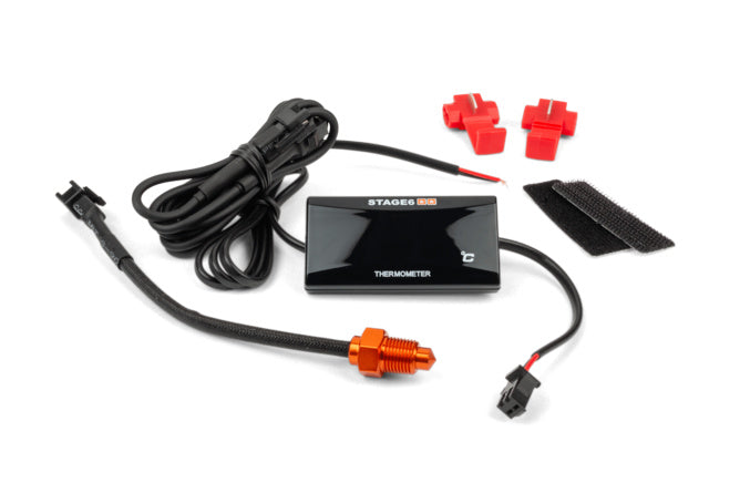 S6-4038/BK Indicatore temperatura digitale Stage6 Slimline