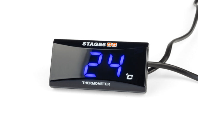 S6-4038/BK Indicatore temperatura digitale Stage6 Slimline