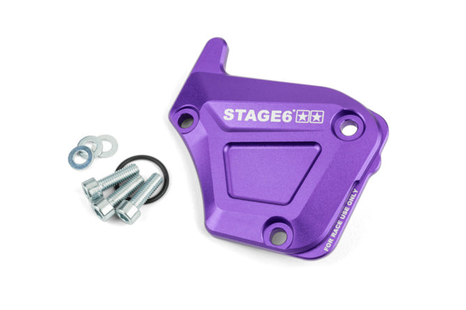 S6-SSP135/PU Coperchio pompa olio Derbi Stage6 Alu viola