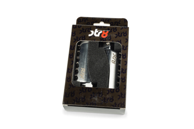 STR-220.25/SI Poggiapiedi Passagero STR8 MX Evo Beta RR 50 -2021 CNC Alluminio x2
