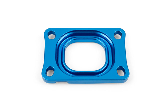 S6-3318830/BL Piastra collettore aspirazione Stage6 360° AM6 / Derbi blu