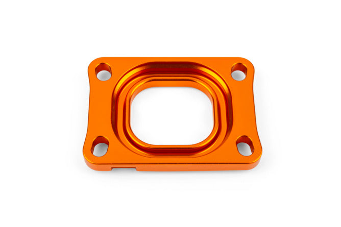 S6-3318830/OR Piastra collettore aspirazione Stage6 360° AM6 / Derbi arancione
