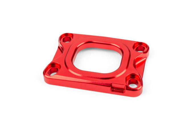 S6-3318830/RE Piastra collettore aspirazione Stage6 360° AM6 / Derbi rosso
