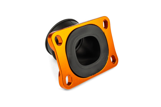 S6-3318835/OR Collettore aspirazione Stage6 360° AM6 / Derbi arancione per PWK 19 - 28mm