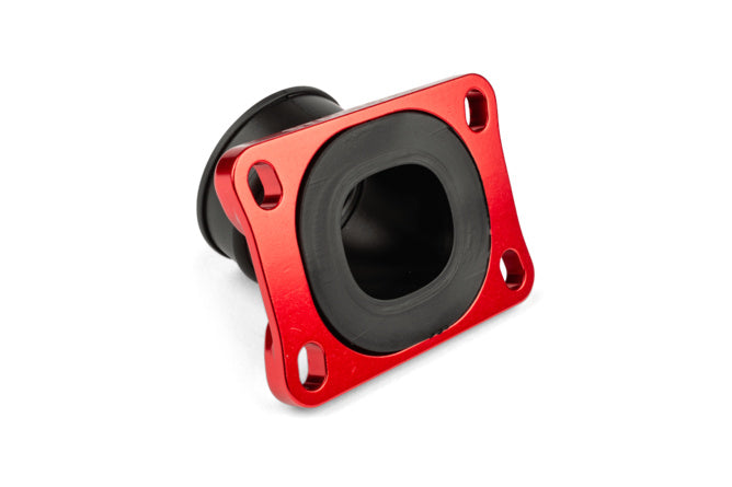 S6-3318835/RE Collettore aspirazione Stage6 360° AM6 / Derbi rosso per PWK 19 - 28mm
