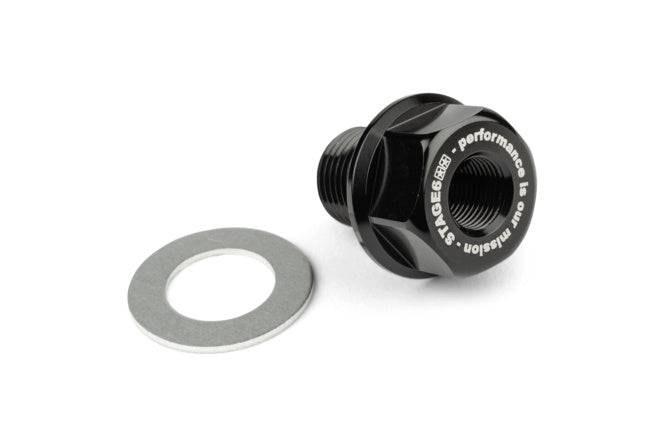 S6-4002 Adattore sensore temperatura Stage6 M14x1.25x15mm AM6 nero