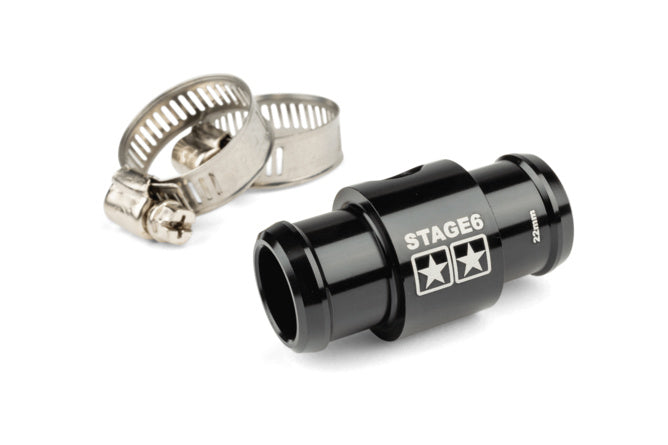 S6-4006 Raccordo T D.22mm per sensore temperatura Stage6 nero - Billaricambi SRLS