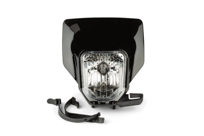 STR-599.26/BK Mascherina faro tipo Husqvarna nero