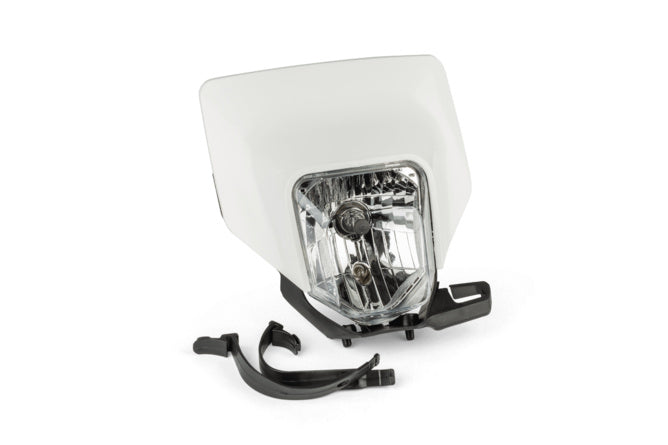 STR-599.26/WH Mascherina faro tipo Husqvarna bianco