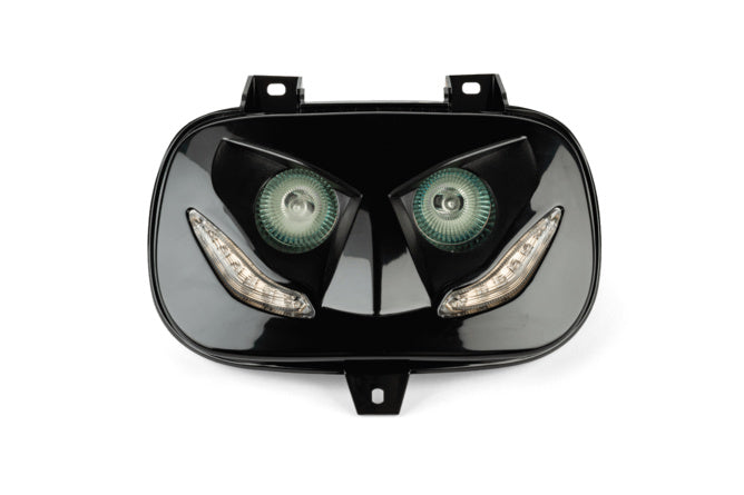 STR-612.04/BK Mascherina doppiofaro R8 Yamaha BWs fino 2004 nero