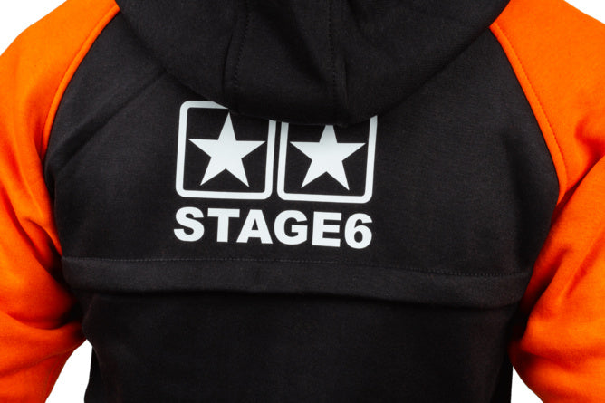 S6-09602/S Maglione moto Stage6 Arancione S