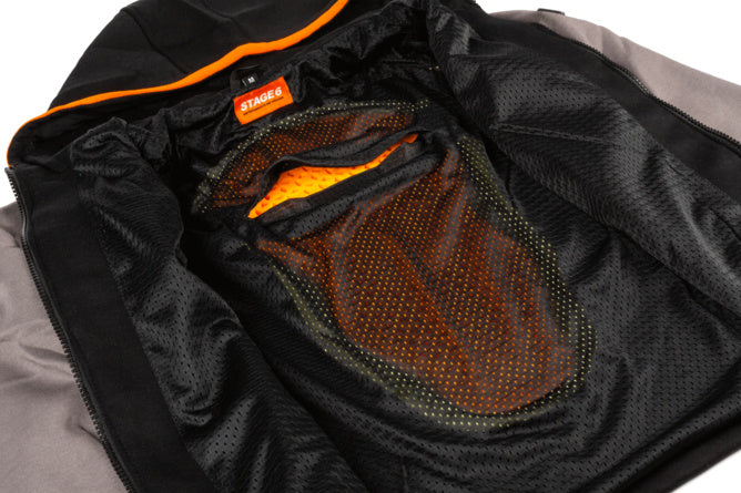 S6-09603/XL Stage6 Motorcycle Sweater Grey XL