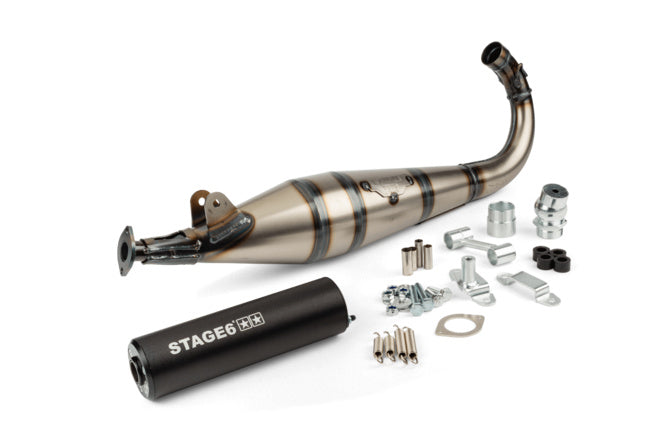 S6-9113001/BK Stage6 StreetRace Exhaust MBK 51 Black