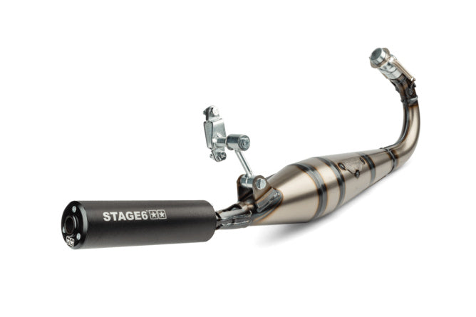 S6-9113001/BK Stage6 StreetRace Exhaust MBK 51 Black