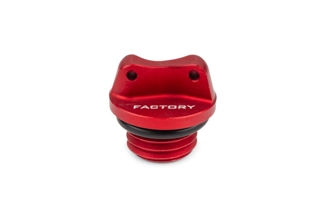 T9937750 TPR Factory AM6 Aluminum Oil Cap Red