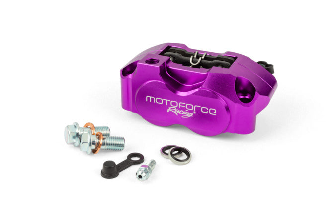 MF45.00103/PU Pinza freno a 4 pistoncini MotoForce Racing viola