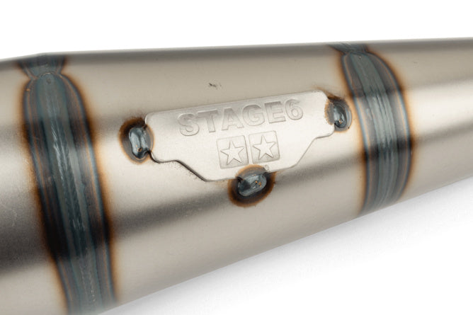 S6-9117401/RE Stage6 StreetRace Exhaust Peugeot 103 SP Red / Black