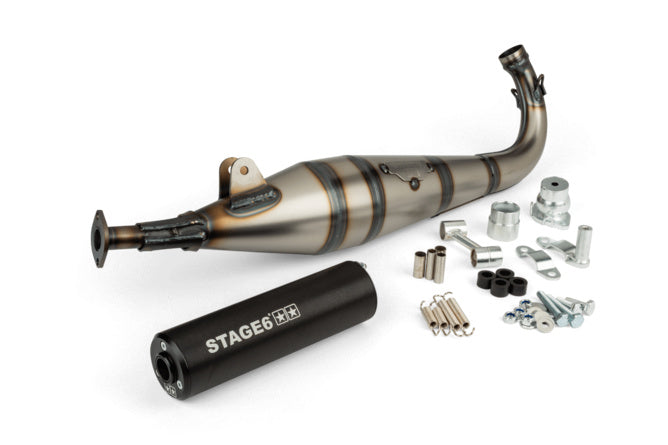 S6-9117401/BK Stage6 StreetRace Exhaust Peugeot 103 SP Black
