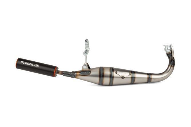 S6-9117401/BO Stage6 StreetRace Exhaust Peugeot 103 SP Orange / Black