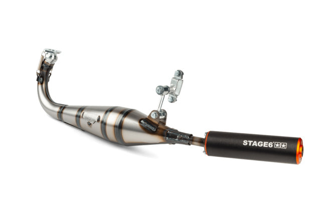 S6-9117402/BO Stage6 StreetRace Exhaust Peugeot 103 SPX Orange / Black