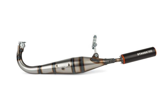 S6-9117402/BO Stage6 StreetRace Exhaust Peugeot 103 SPX Orange / Black