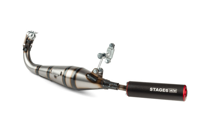 S6-9117402/RE Stage6 StreetRace Exhaust Peugeot 103 SPX Red / Black