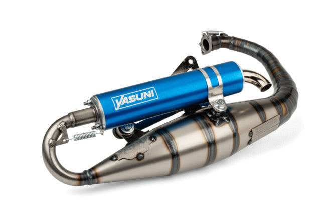 YAS308A Scarico Yasuni C16 Minarelli verticale Blu - Billaricambi SRLS