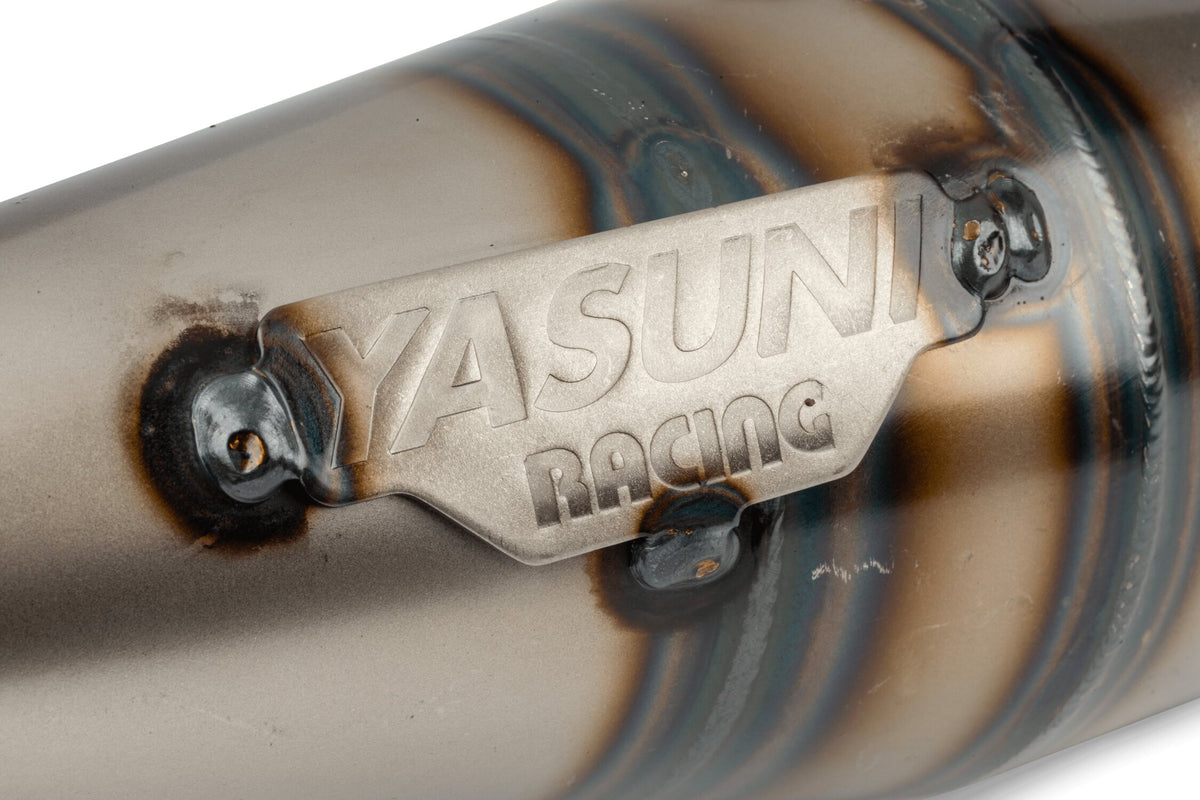 YAS418V Yasuni Z Piaggio Exhaust Purple